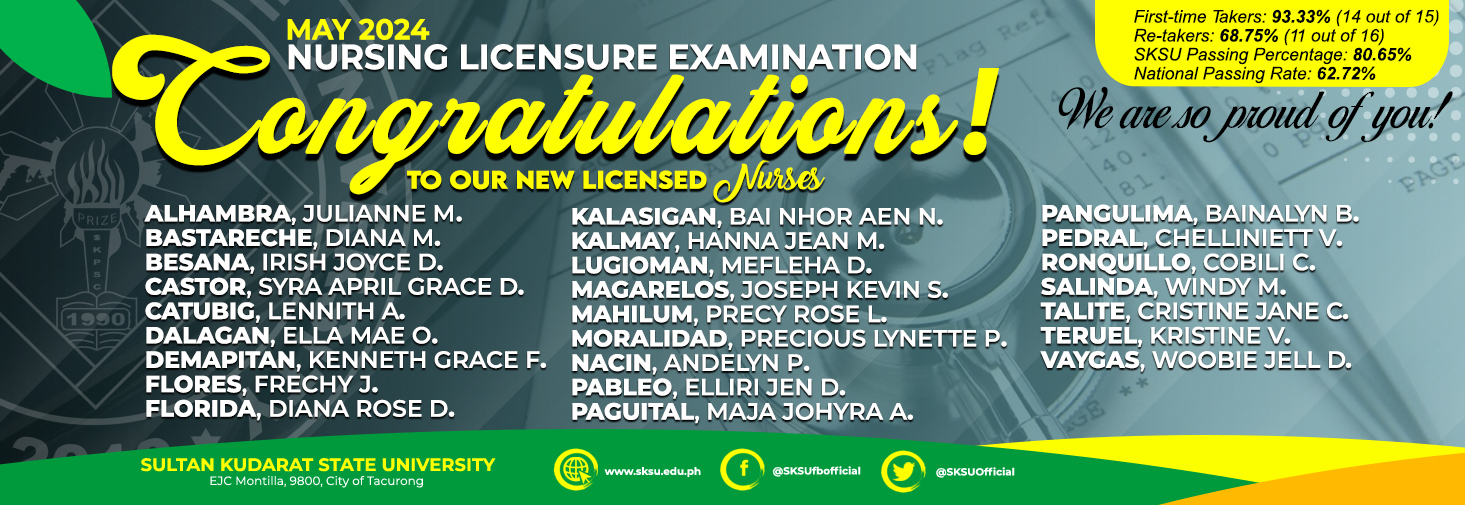 May 2024 Nurse Licensure Examination Passers