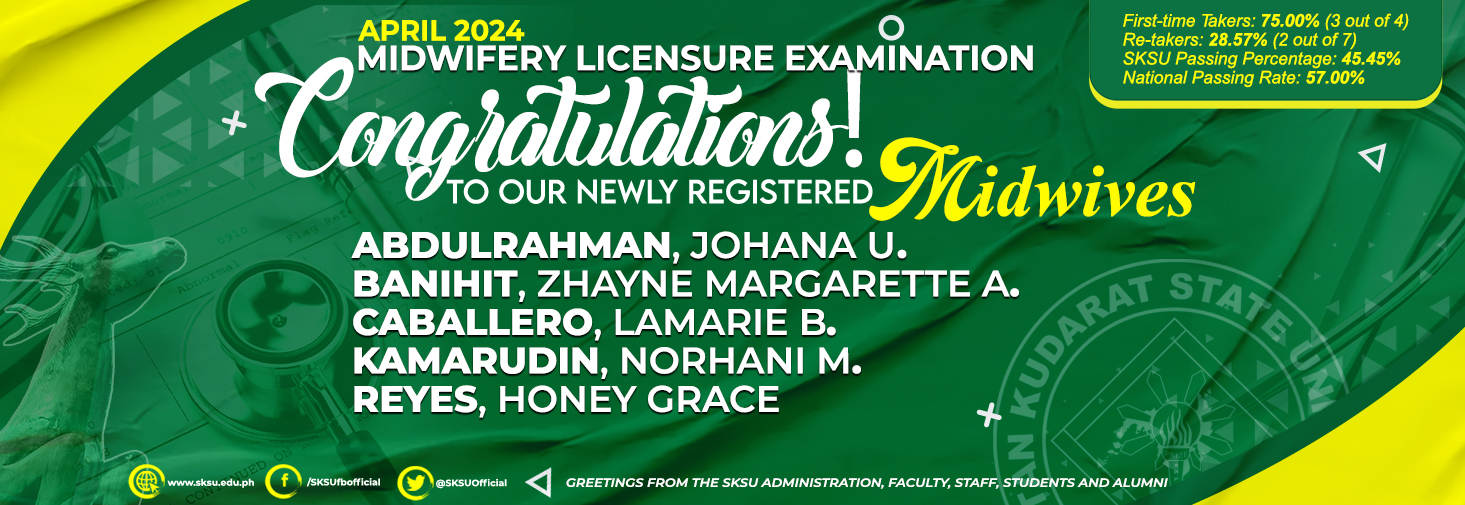 April 2024 Midwifery Licensure Examination Passers