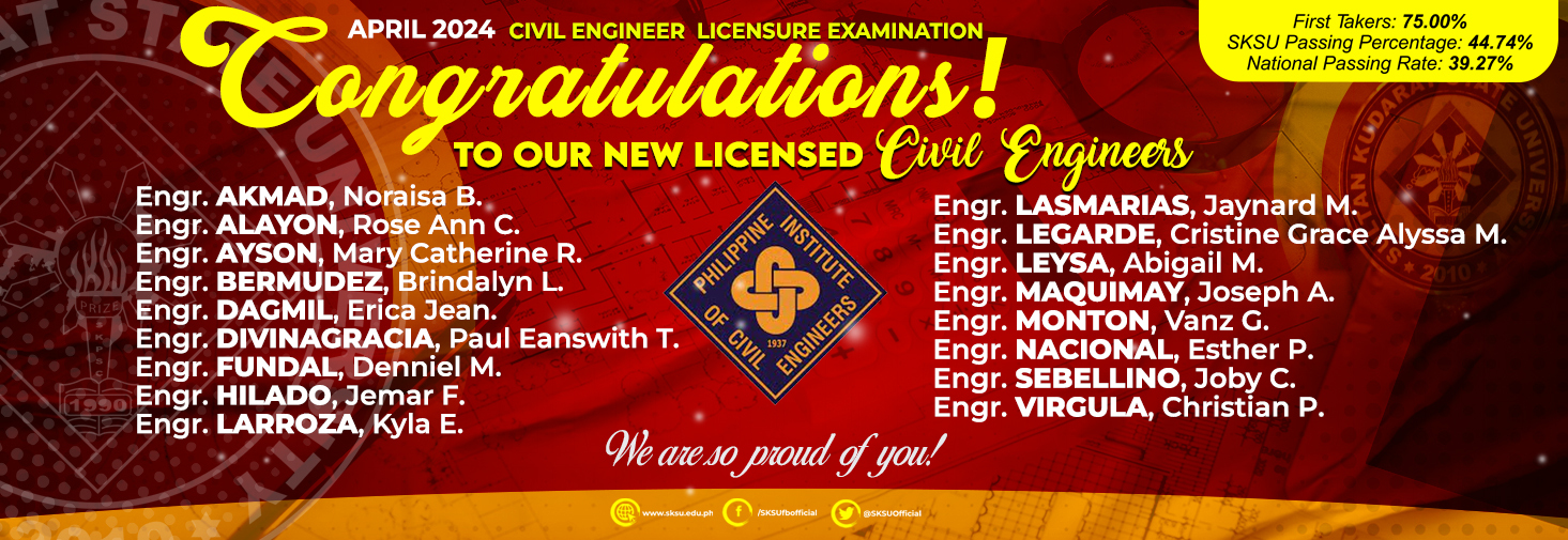 April 2024 Civil Engineering Licensure Examination Passers