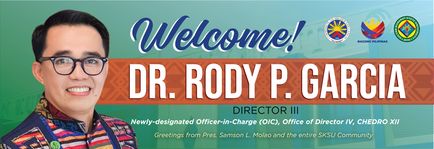 Welcome Dr. Rody P. Garcia