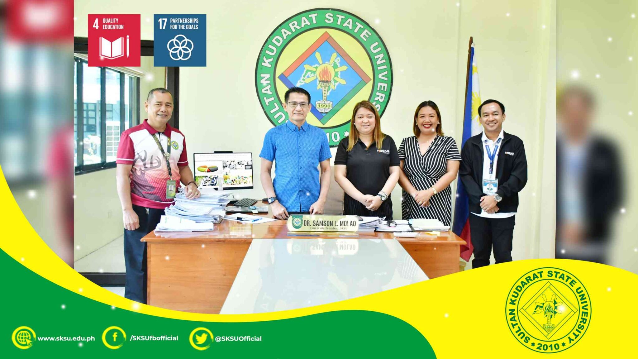 Courtesy Visit from the Representatives of Congressman Jude A. Acidre
